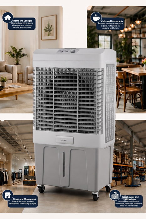 Kumtel HAC-100 Enfriador de Aire Gris